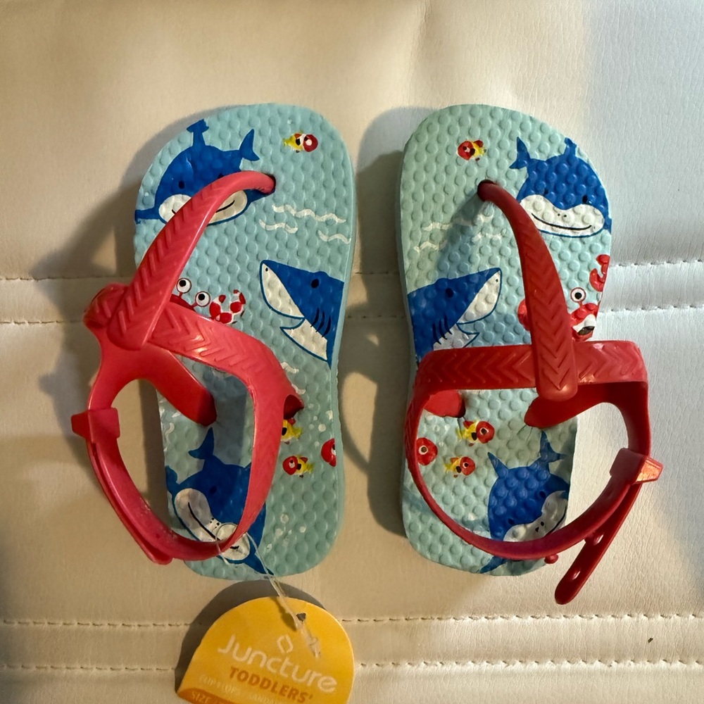 Kids Shark Sandals - NWT